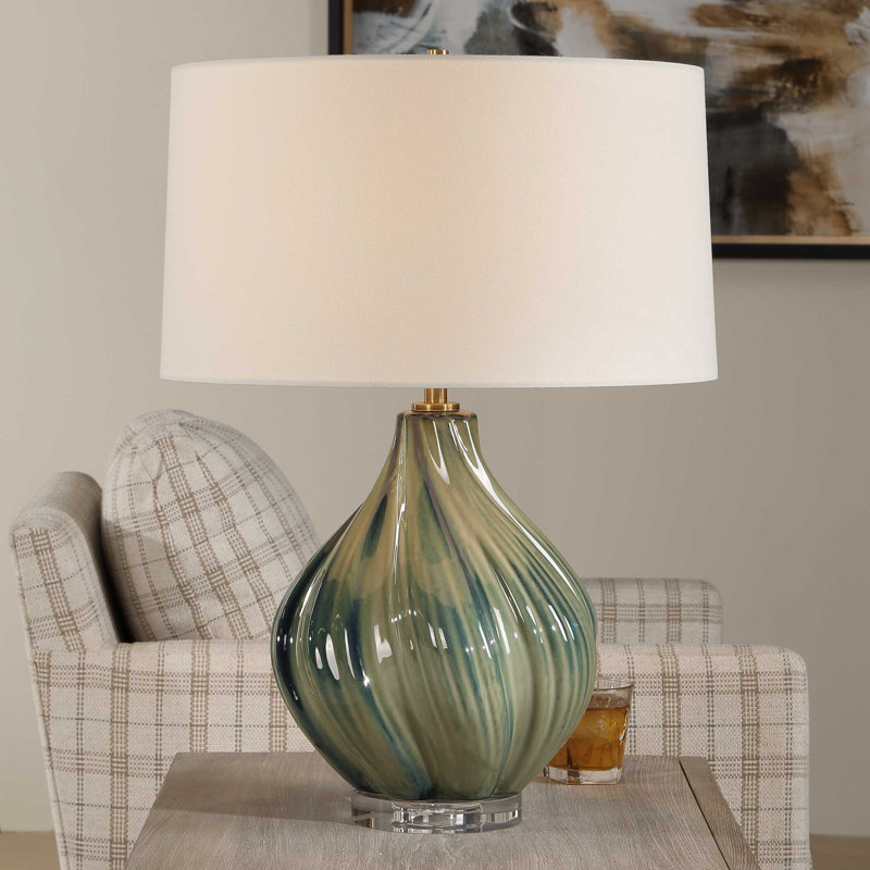 Uttermost Tausha Green Table Lamp