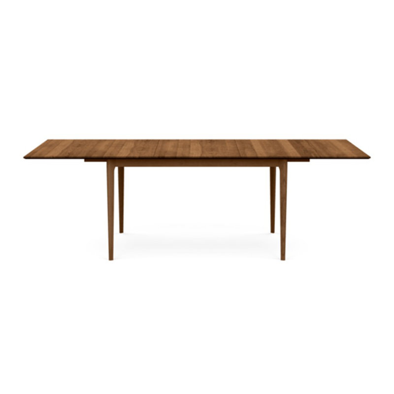 Table à rallonge à quatre pieds Sarah, L 66 po x l 42 po, Cerise brune