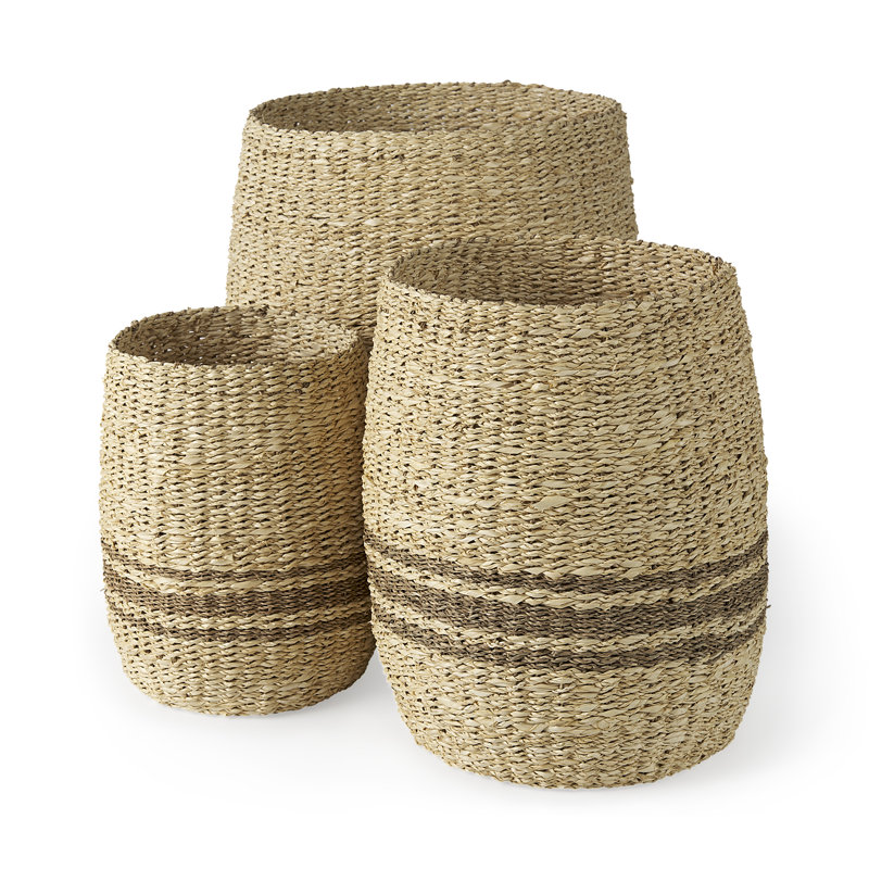 Ensemble de paniers 3 pièces Sivannah
