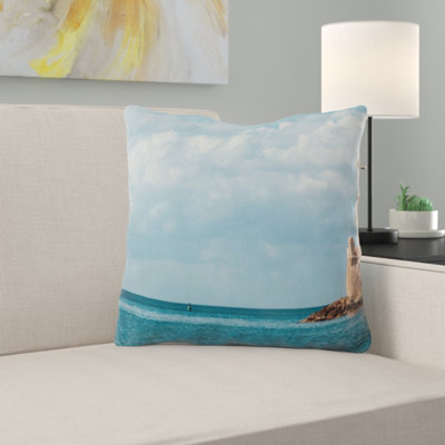 Microsuede Throw Pillow