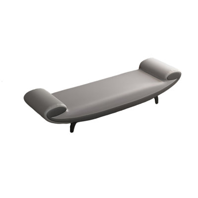 Eftichia Leather Match Upholstered Bench