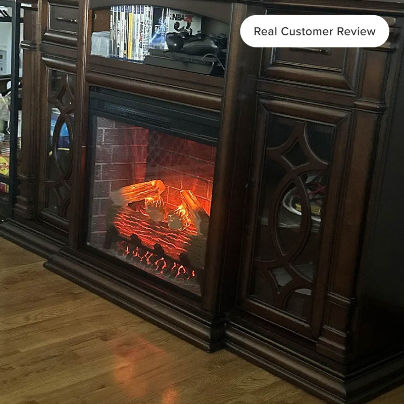 Uptown Smart Fireplace with Heat, 20.16" H x 23.96" W x 8.19" D