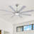 Farmhouse 8 Blade Indoor Windmill Ceiling Fan With LED Lights, Remote Control And Quiet DC Motor-1425338760-1425338758