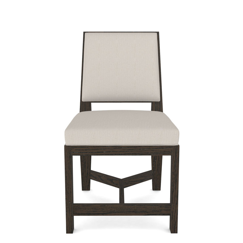 Thom Filicia Home Upholstered Back Side Chair, Havana, Instant Parchment