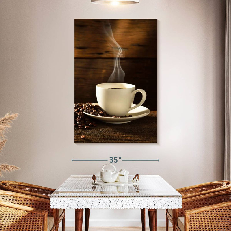 Yarlin Hot Coffee, 51" H x 34" W