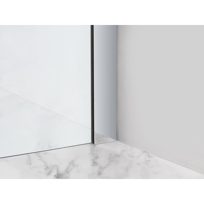 Belmore 48 x 72 Hinged Frameless Shower Door