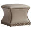 Carlyle Merino Leather Ottoman-42021713
