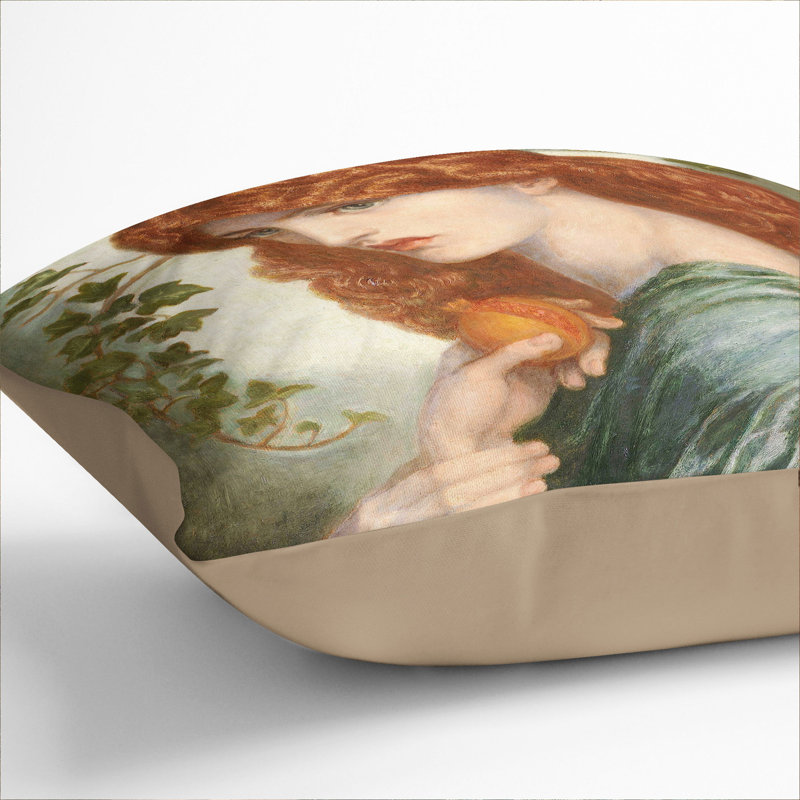 Proserpine Square Throw Cushion, 55cm H x 55cm W x 20cm D, Stone