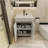 A 24-Inch Bathroom Cabinet With A Sink, In Pure White Color, Combines Practicality With Appearance Quality. It Is A Floor-Standing Bathroom Cabinet With Two Buffer Cabinet Doors.-140546397