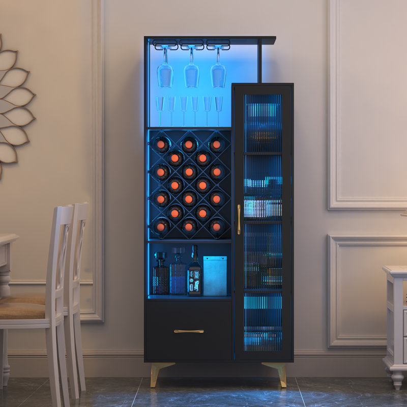 Rimondi Kitchen Pantry, Black