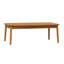 Table basse contemporaine en bois d'eucalyptus - Brun