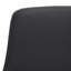 Tabouret de comptoir en similicuir de style moderne avec structure en fer chromé Bohy-1586220916