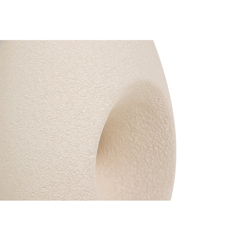 CERAMIC VASE, 50cm, Beige