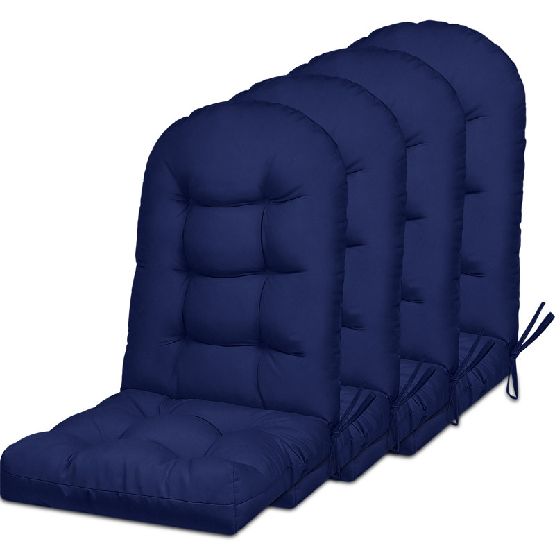 Coussin de chaise Adirondack 5 pouces (ensemble de 4), Marine