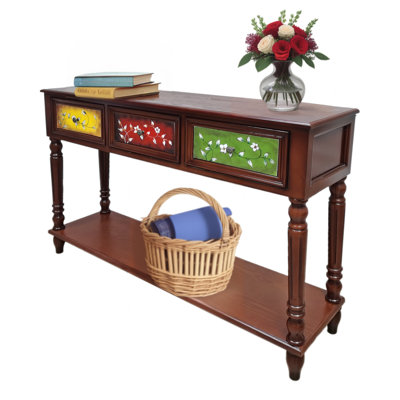 Cayne 47.2'' Solid Wood Console Table