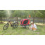 Vélo pour chien Aosom, chariot pour animal de compagnie, chariot à bicyclette, cargaison de voyage, accessoire de transport avec attelage, pliable-40045458