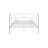 Full Size Bed Frame, White Metal, Unique Flower Structure, Noise - Assembly, Easy To Put Together, No Box Spring Metal Frame With Finish, Design, Quiet And Stable, Needed-13581603