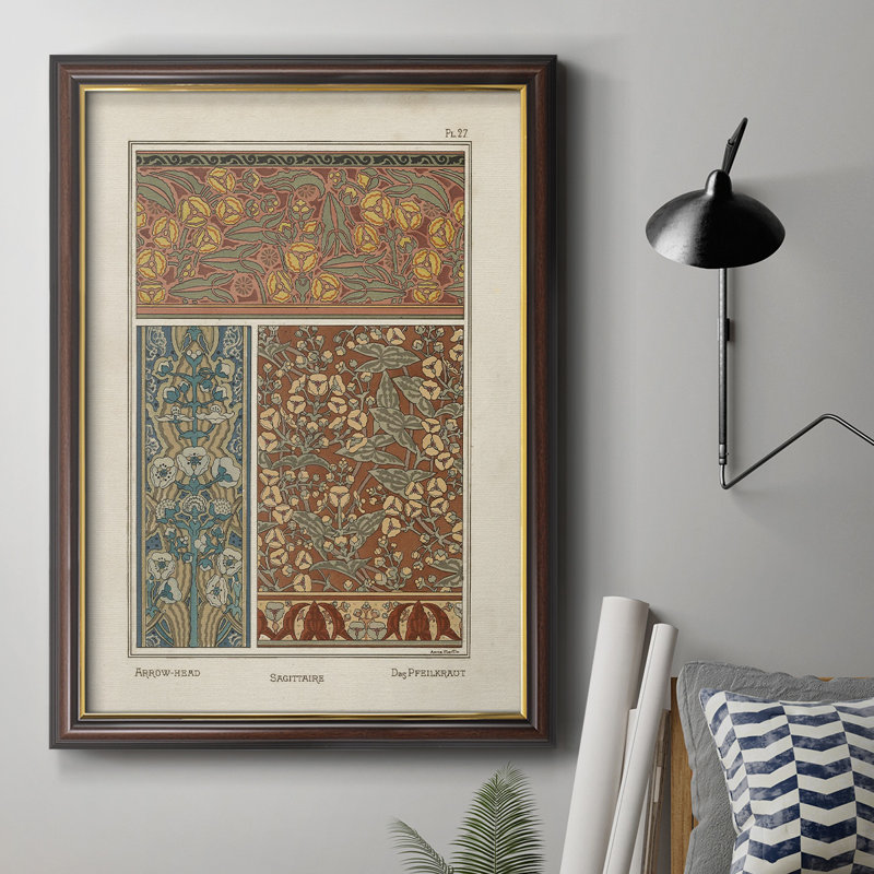 Nouveau Decorative II - cadre photo, impression sur toile, H 27 po x l 18 po x P 2,5 po