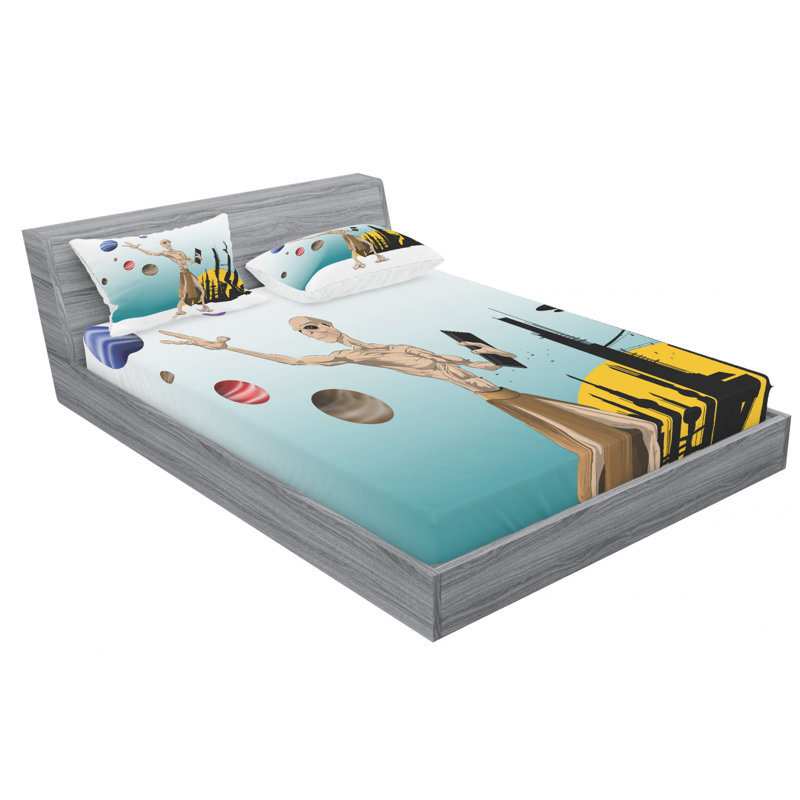 Microfiber Sheet Set, Full Sheet Set with Fitted Sheet
