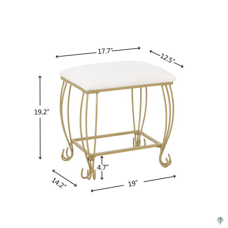 Ensemble de coiffeuse avec tabouret et bureau de maquillage avec rangement