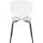 Kavish Dining Chair with Curved Back and Waterfall Edge Seat Powder-Coated Metal Legs-1468213421