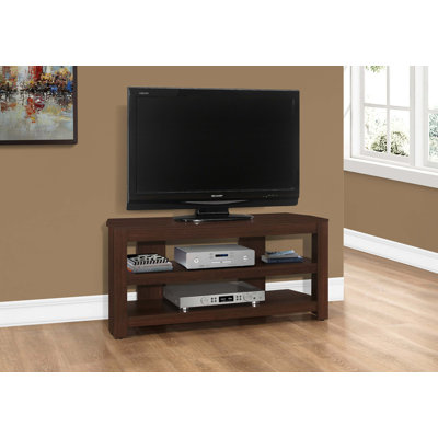 TV Stand, 42 Inch, Console, Media Entertainment Centre, Storage Shelves, Living Room, Bedroom, Laminate, Contemporary, Modern