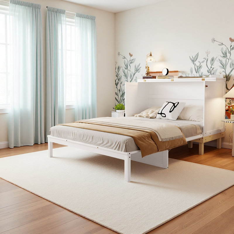 Grand lit escamotable, Blanc
