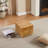 Laryn Genuine Leather Square Pouf Ottoman-11184216