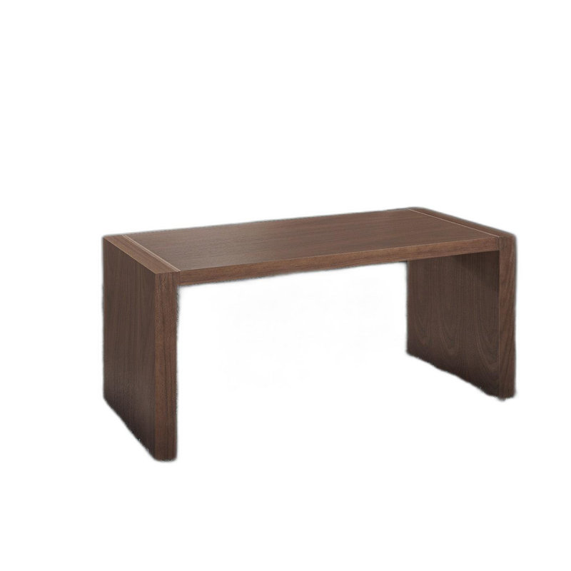 Bureau d'ordinateur 62 "en bois brun