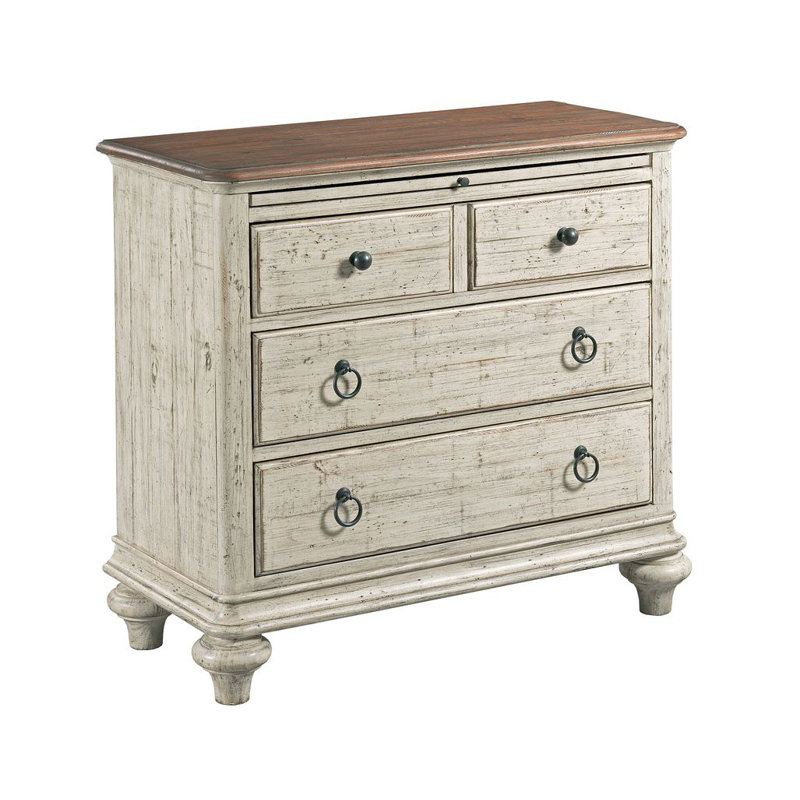 Shelburn 36'' W Solid Wood Nightstand