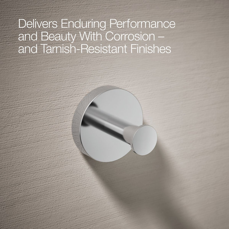 Elate Robe Hook, Polished Chrome