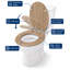 Sellman Soft Close Round Standard Toilet Seat-83787494