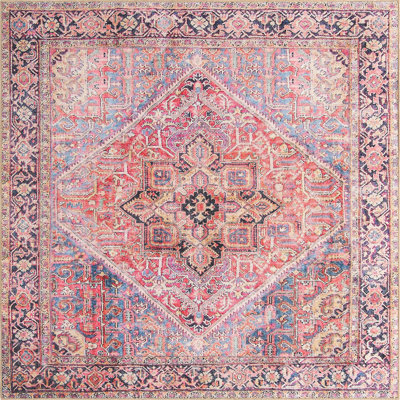Tapis traditionnel rouge clair