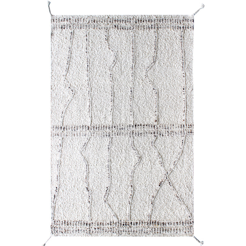 Moroccan Area Rug, Rectangle 6' x 9'