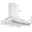 Hotte murale convertible 30 pouces 440 CFM-1323035758