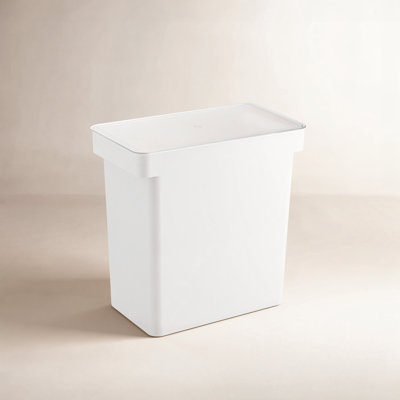 Très grand contenant de nourriture pour animaux Yamazaki Home avec couvercle transparent, 6,6 gallons