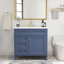 Meuble-lavabo simple 36 po avec plateau Debbrah-715949317