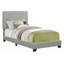 Lit, chambre à coucher, revêtement, aspect cuir, transitionnel-308895152-308895165