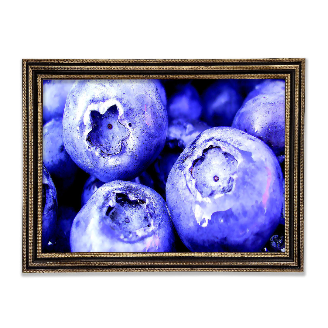 Gerahmtes Wandbild Blueberry