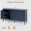 Buffet 58,9 pouces avec tablettes réglables-130171713