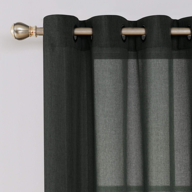 Quantas Semi Sheer Curtain Pair