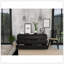 Commode double 6 tiroirs, dessus, noir-494414033