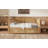 Traditional Style Rattan Daybed With 2 Drawers For Limited Space,Guest Room