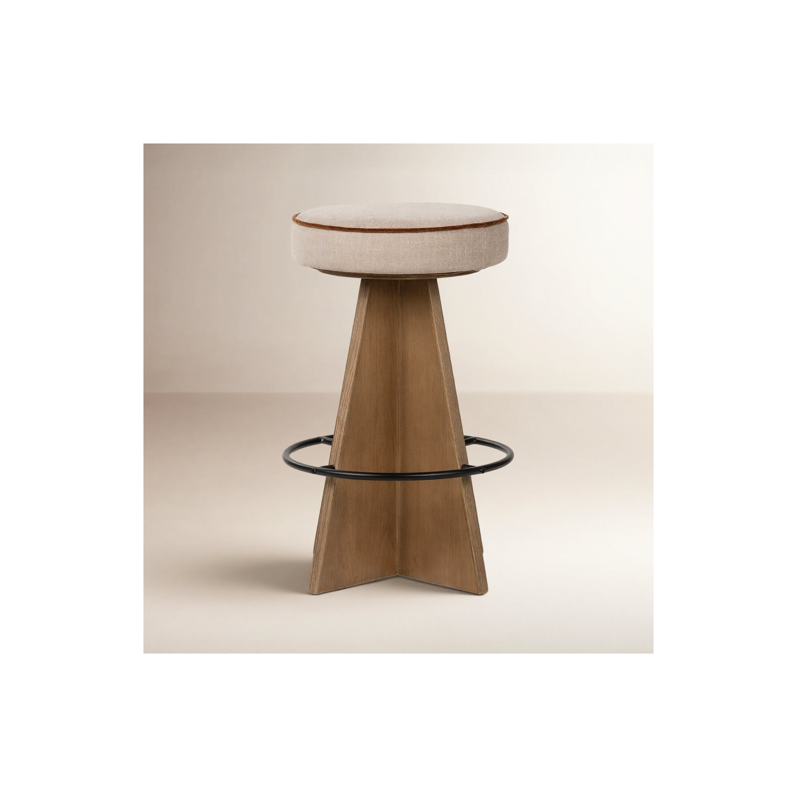 Avari Swivel Upholstered, Bar Stool (27.17" Seat Height)