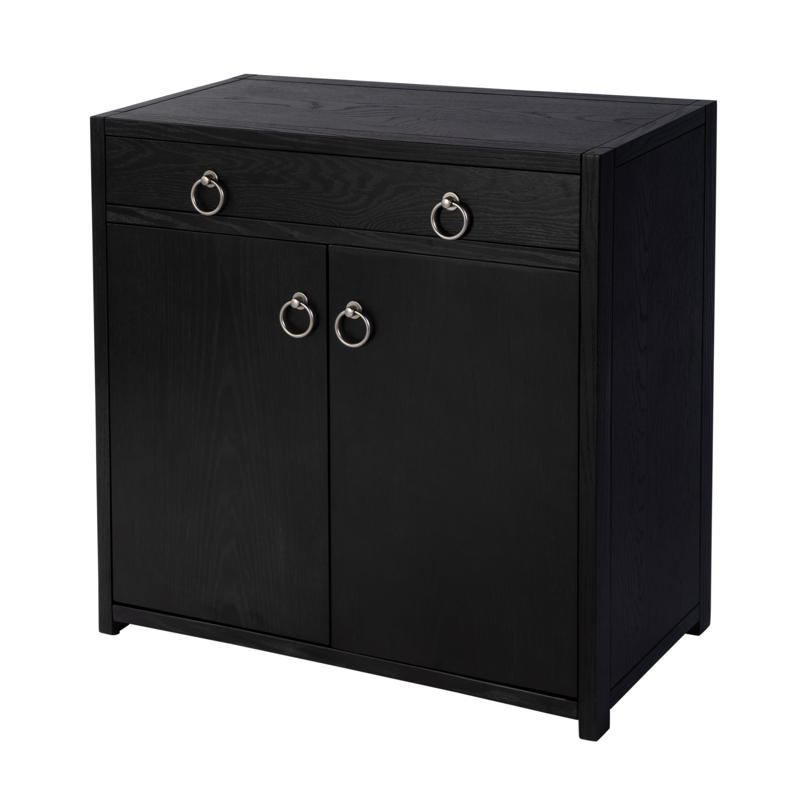Elin Door Accent Cabinet, Black
