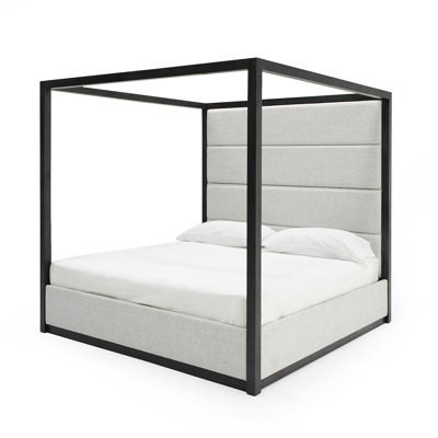 Langley Tufted Canopy Bed