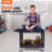 33.5'' H x 45.67'' W Utility Cart with Wheels