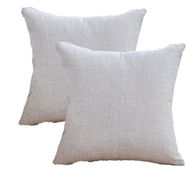 Housse de coussin en lin 18 po