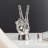 Peace Sign Hand Gesture Statue-2037885615-2037885612