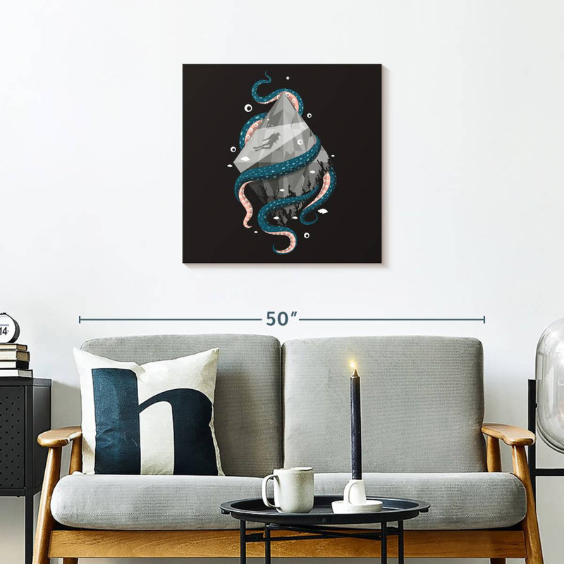 Senne Octopus Emblem, H 24 po x l 24 po